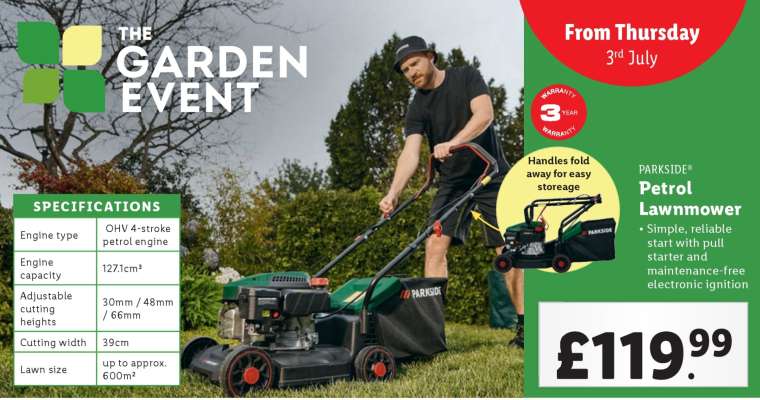 PARKSIDE Petrol Lawnmower