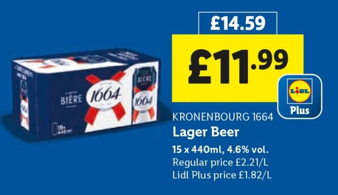 KRONENBOURG 1664 Lager Beer