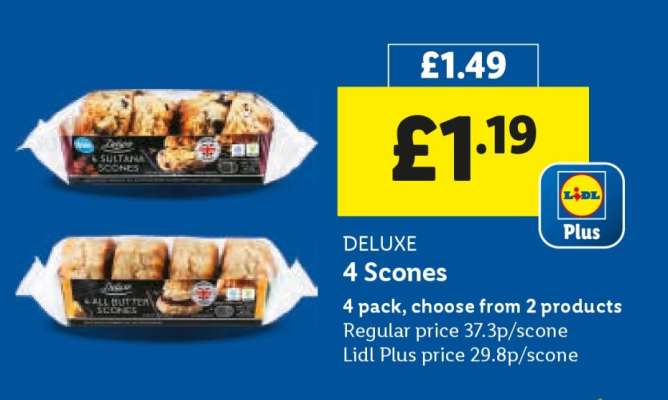 DELUXE 4 Scones
