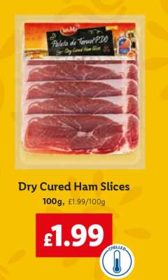 Dry Cured Ham Slices