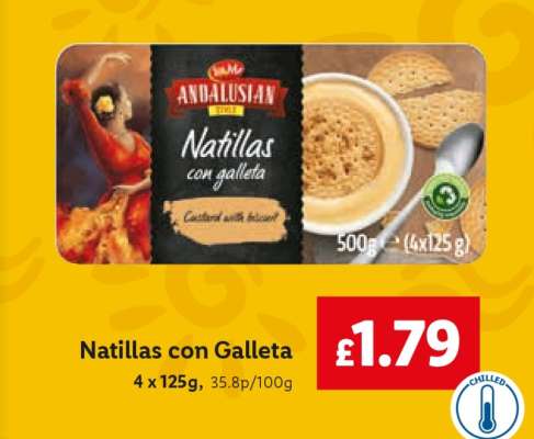 Natillas con Galleta