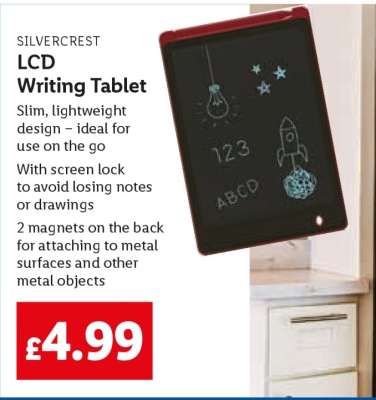 SILVERCREST LCD Writing Tablet