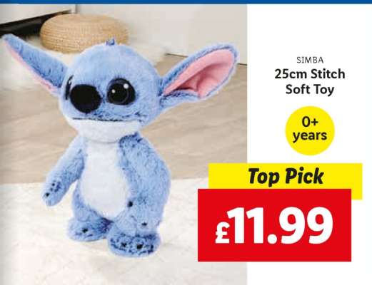 25cm Stitch Soft Toy