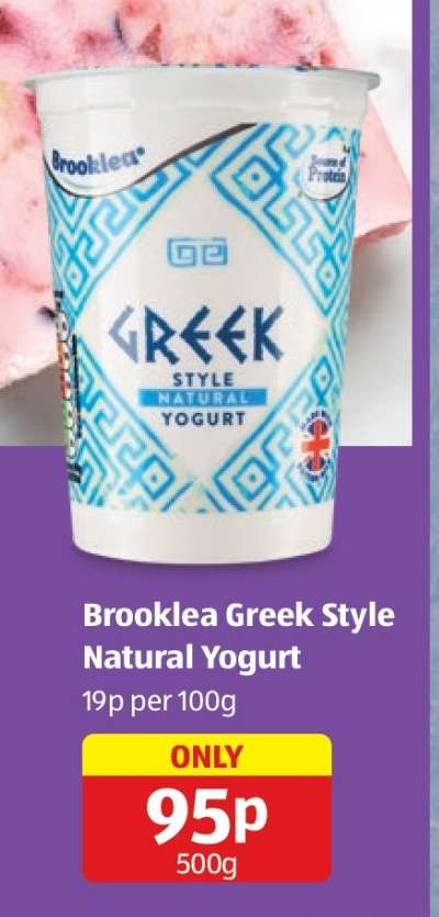 Brooklea Greek Style Natural Yogurt