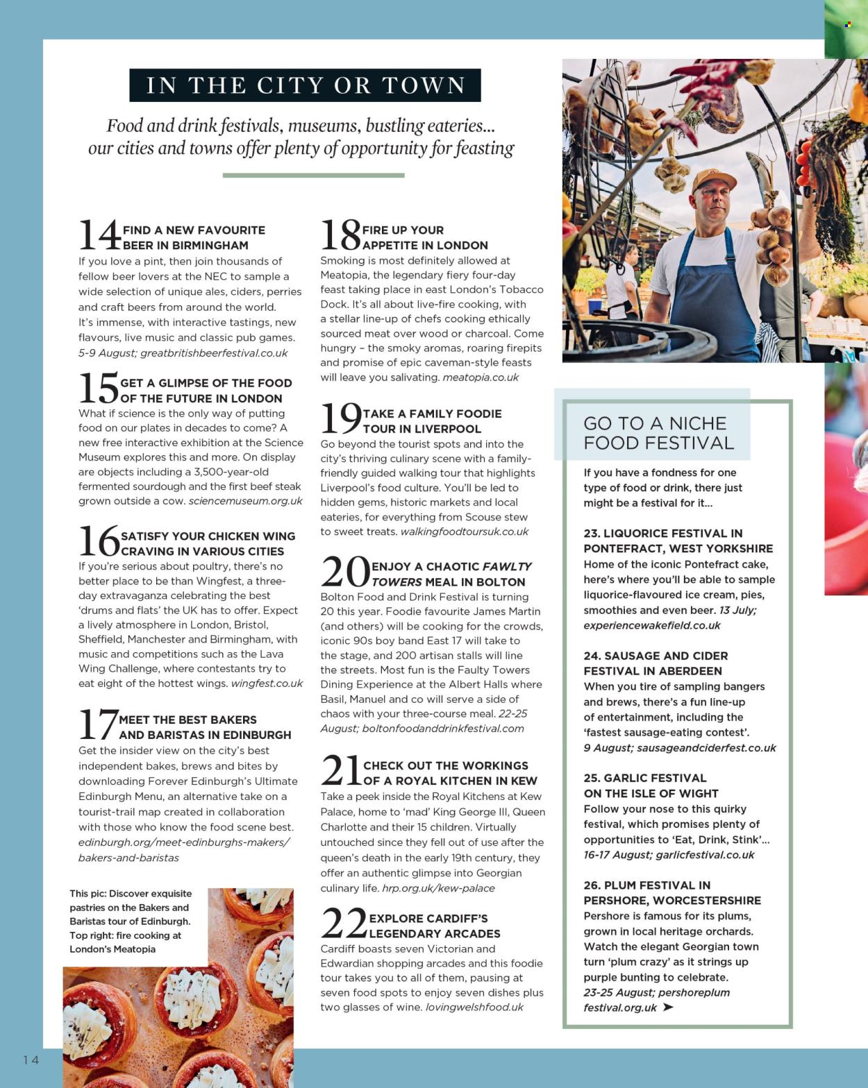 Sainsbury's offer. Page 14
