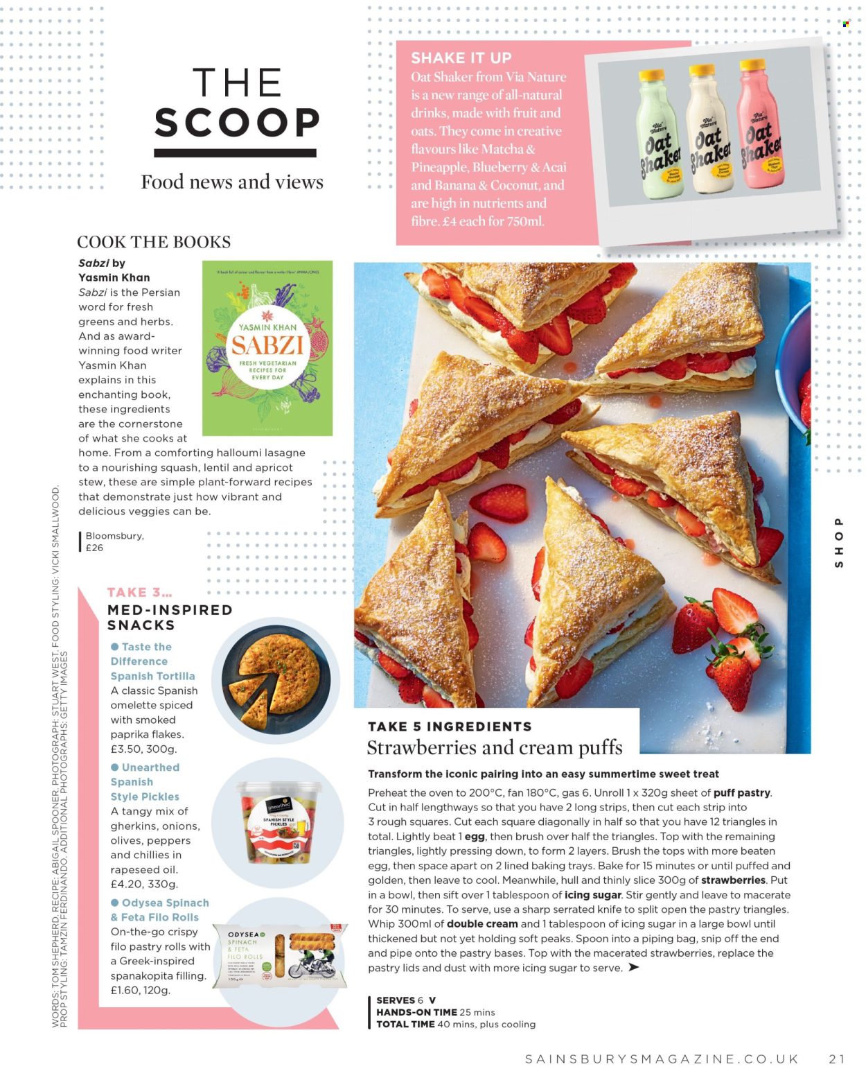 Sainsbury's offer. Page 21
