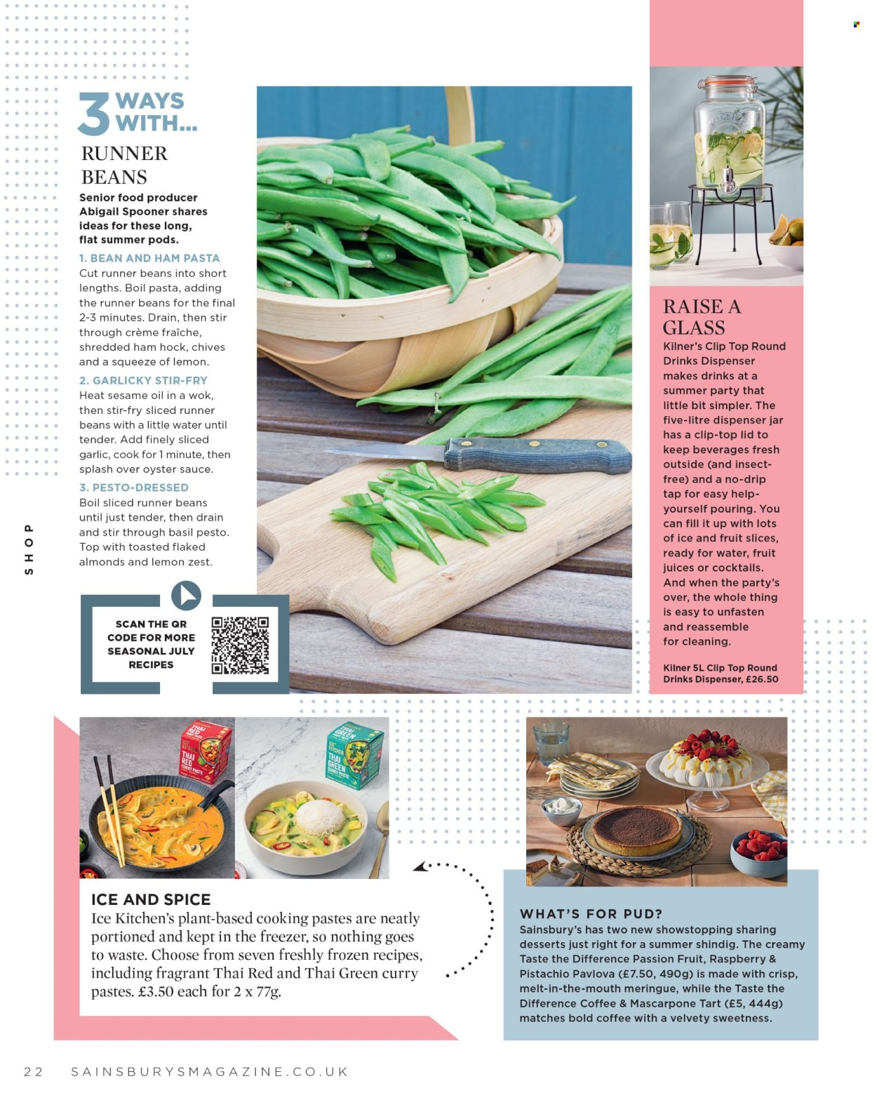 Sainsbury's offer. Page 22