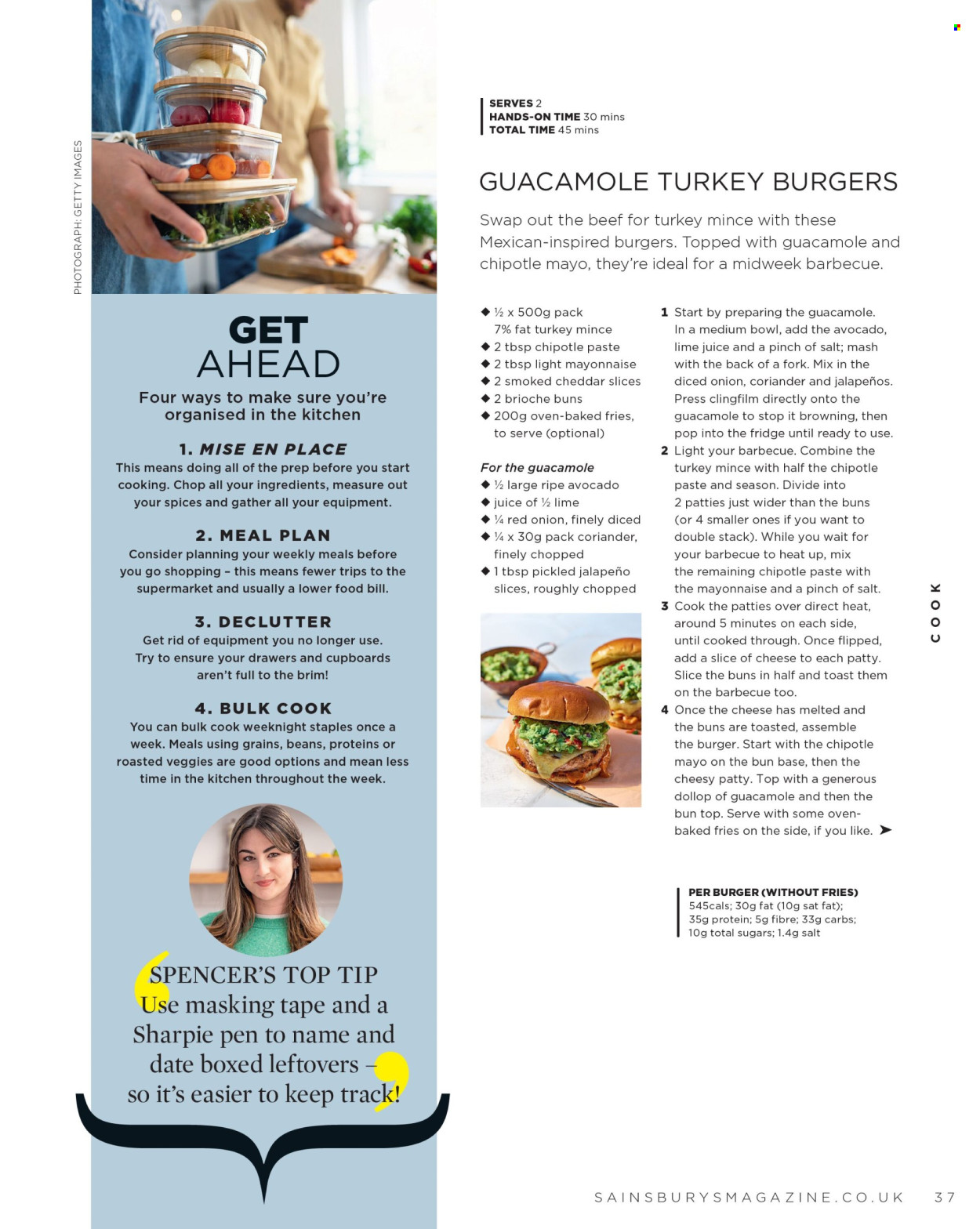 Sainsbury's offer. Page 37