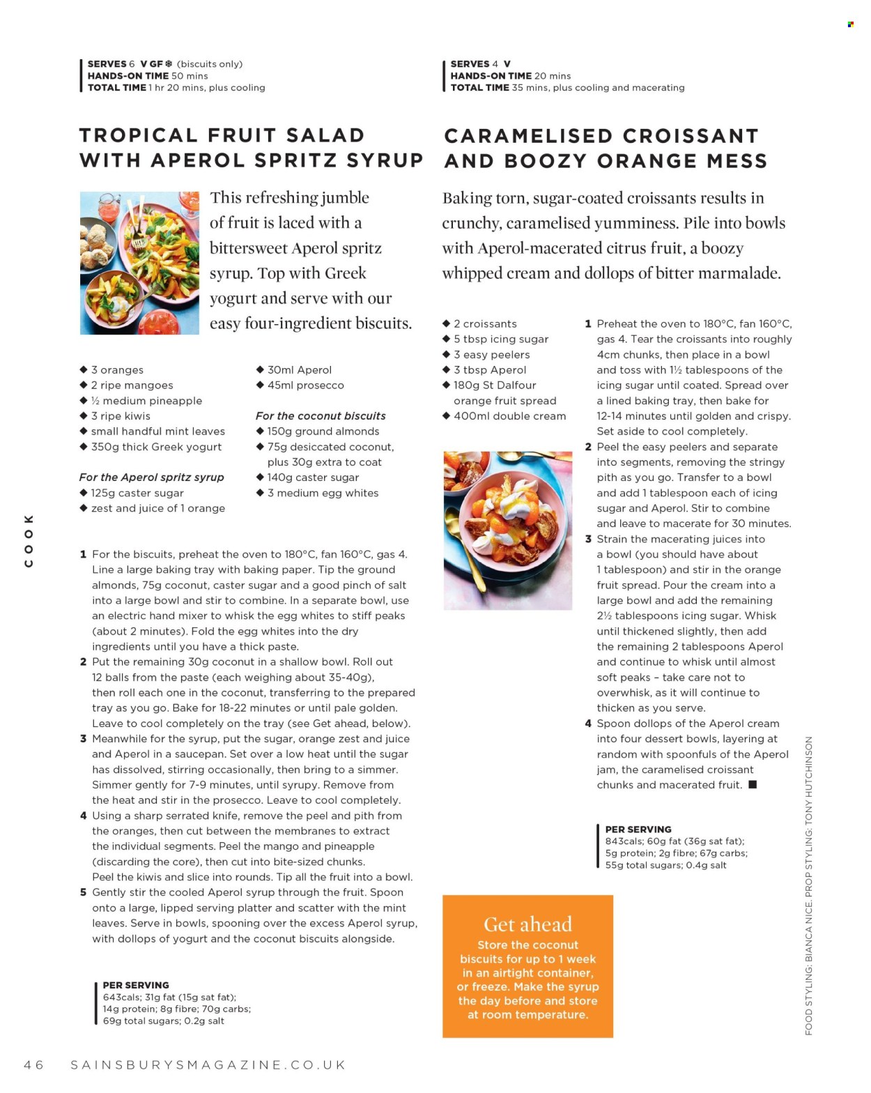 Sainsbury's offer. Page 46