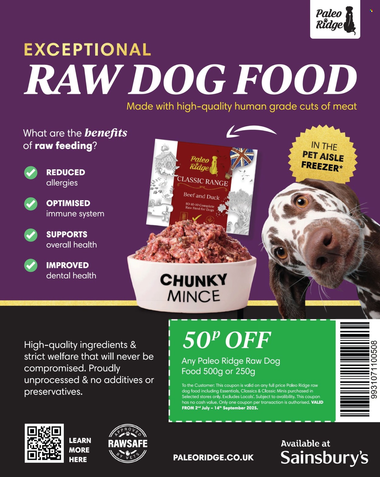 Sainsbury's offer. Page 47