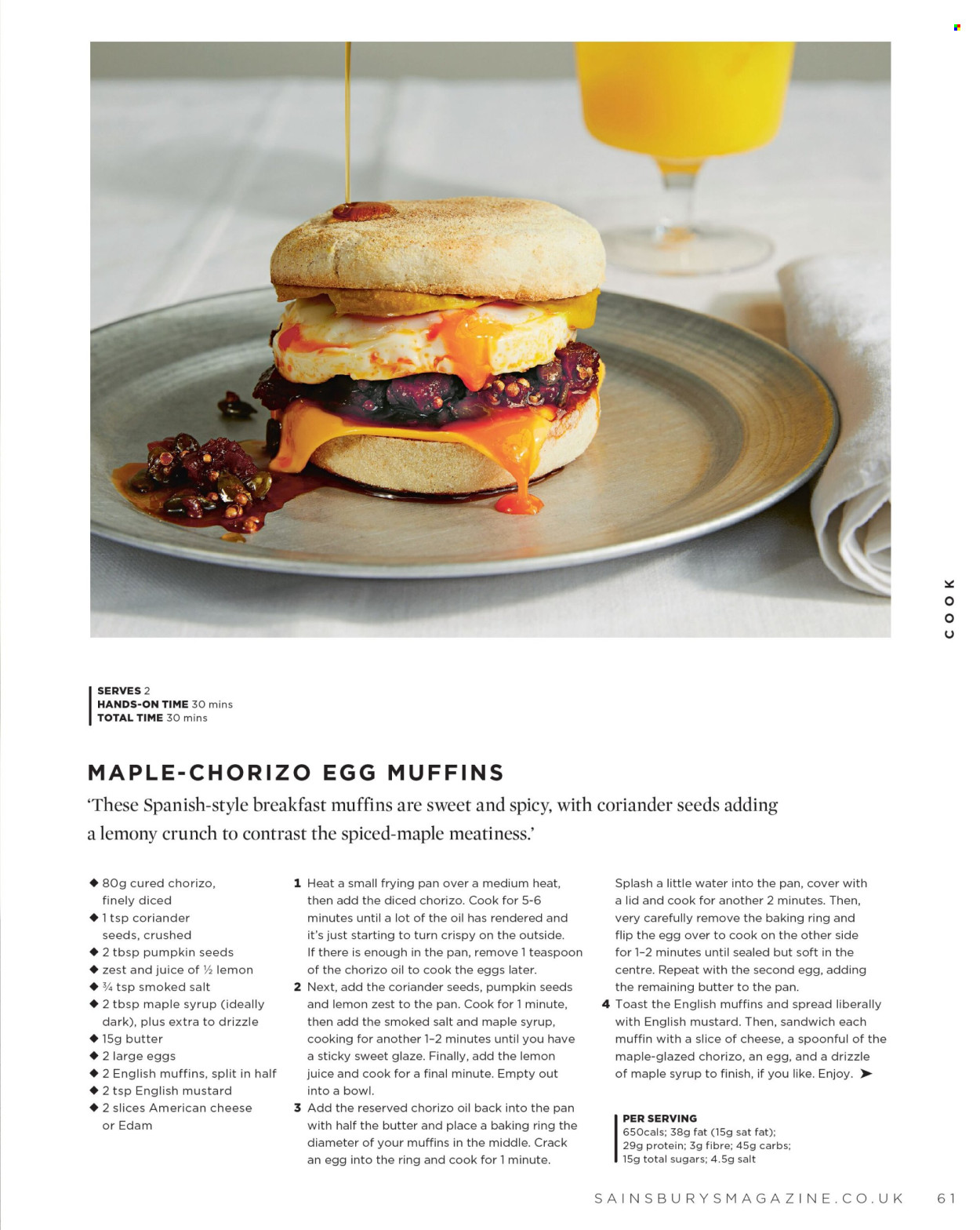 Sainsbury's offer. Page 61