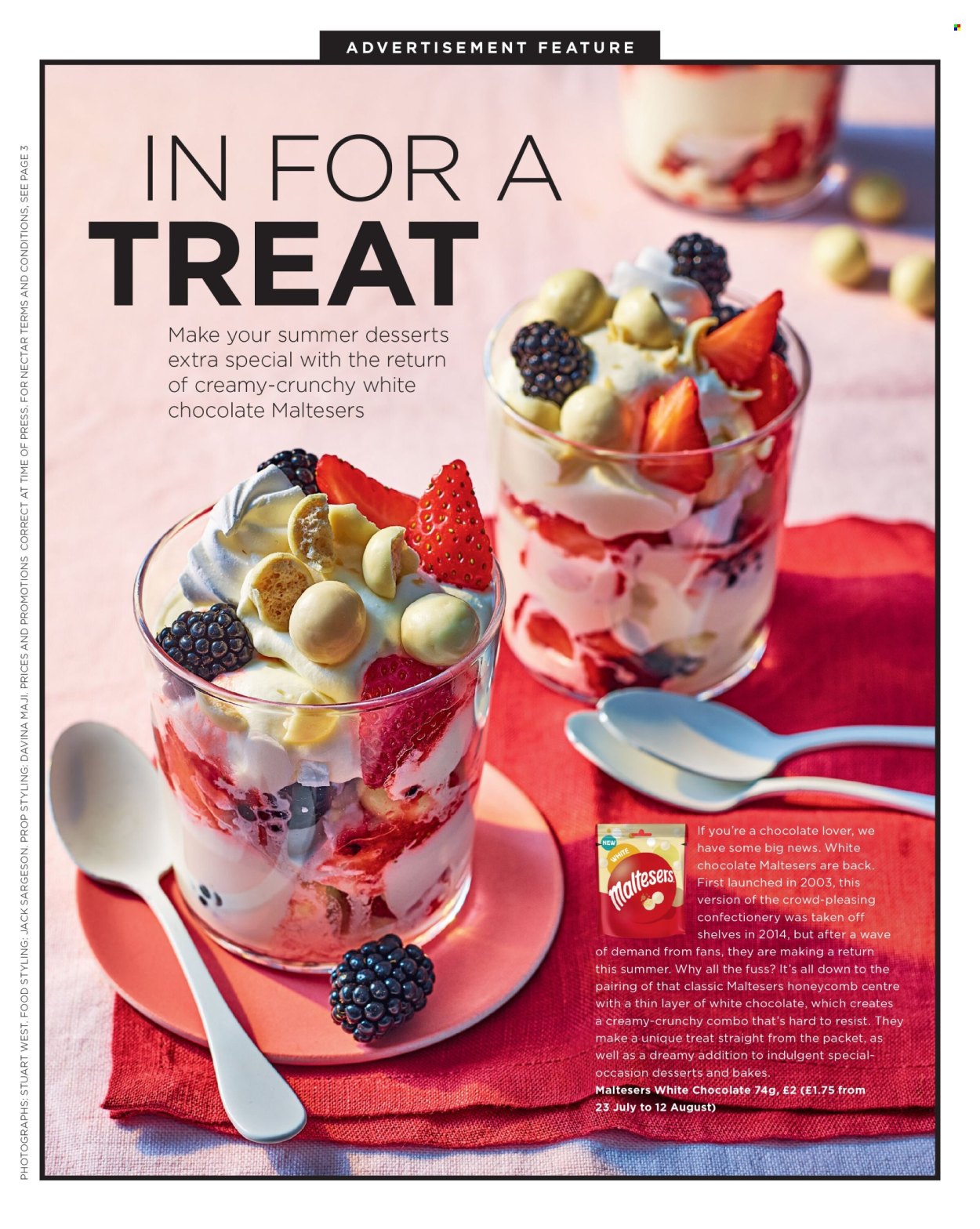 Sainsbury's offer. Page 99
