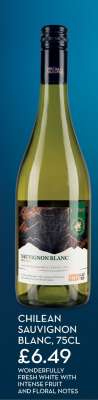 Chilean Sauvignon Blanc, 75cl