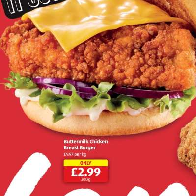 Buttermilk Chicken Breast Burger
