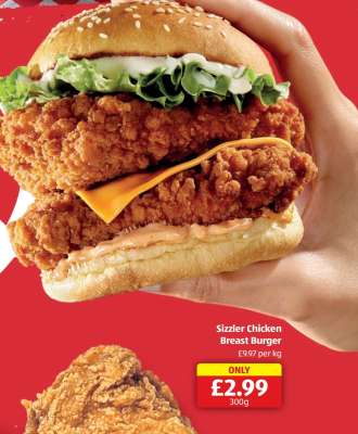 Sizzler Chicken Breast Burger