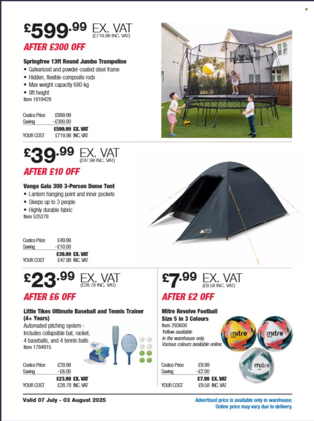 Costco offer - 07/07/2025 - 03/08/2025. Page 2