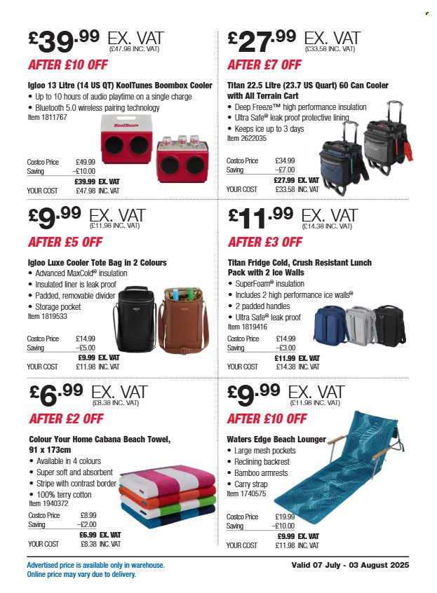 Costco offer - 07/07/2025 - 03/08/2025. Page 3