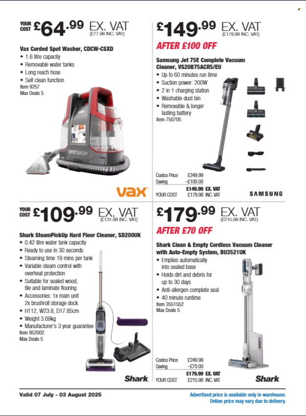 Costco offer - 07/07/2025 - 03/08/2025. Page 5