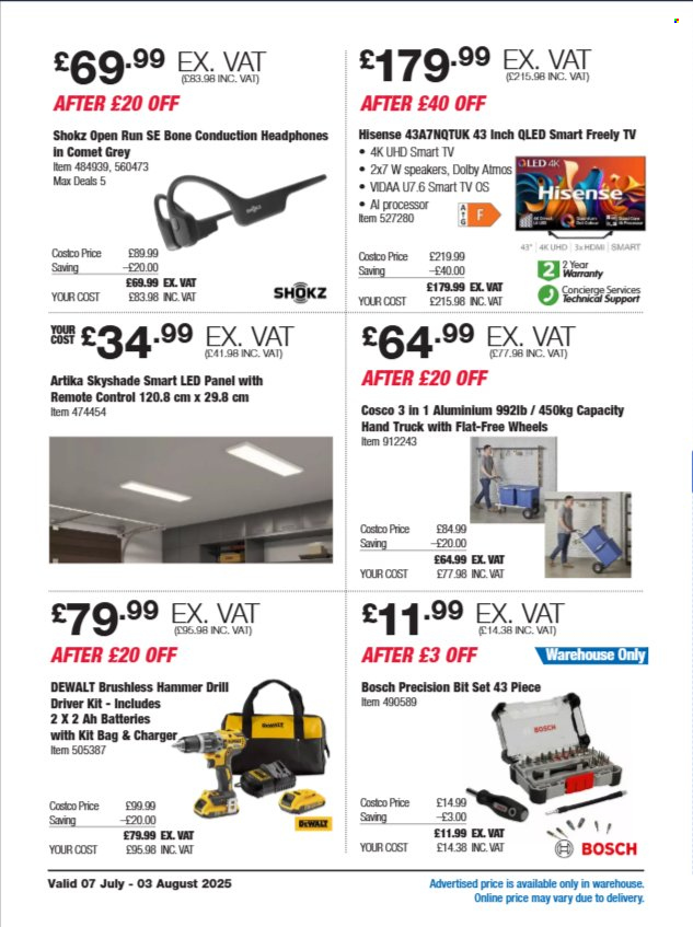 Costco offer - 07/07/2025 - 03/08/2025. Page 8