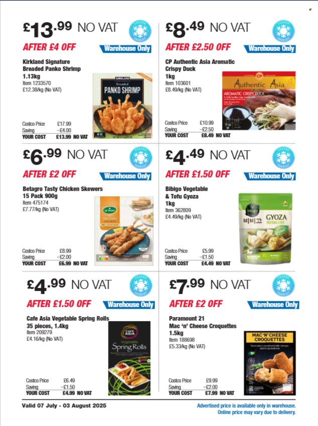 Costco offer - 07/07/2025 - 03/08/2025. Page 10