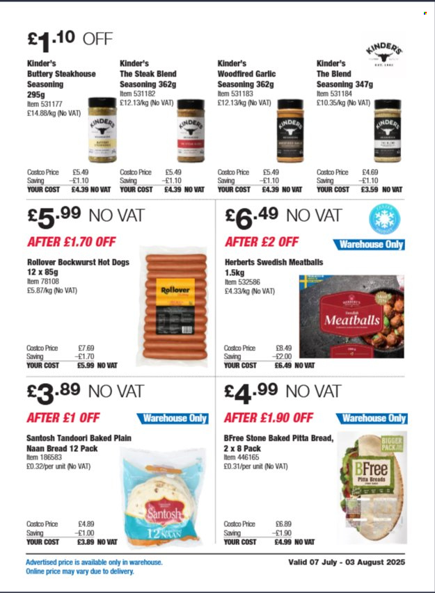 Costco offer - 07/07/2025 - 03/08/2025. Page 11
