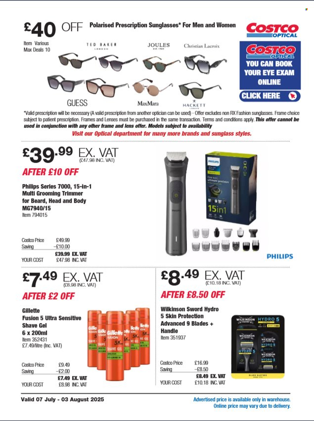 Costco offer - 07/07/2025 - 03/08/2025. Page 16