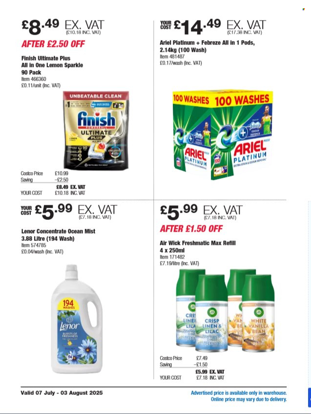 Costco offer - 07/07/2025 - 03/08/2025. Page 20
