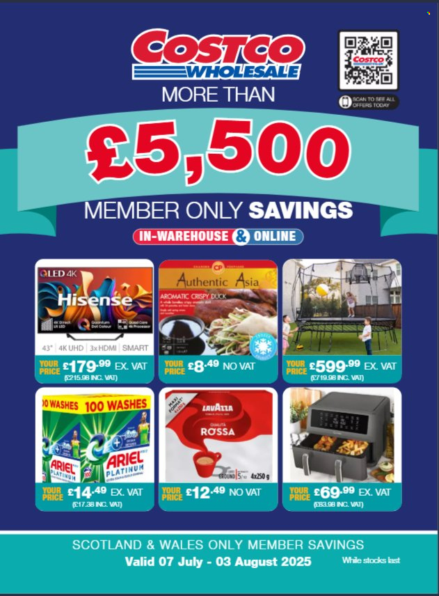 Costco offer - 07/07/2025 - 03/08/2025. Page 1