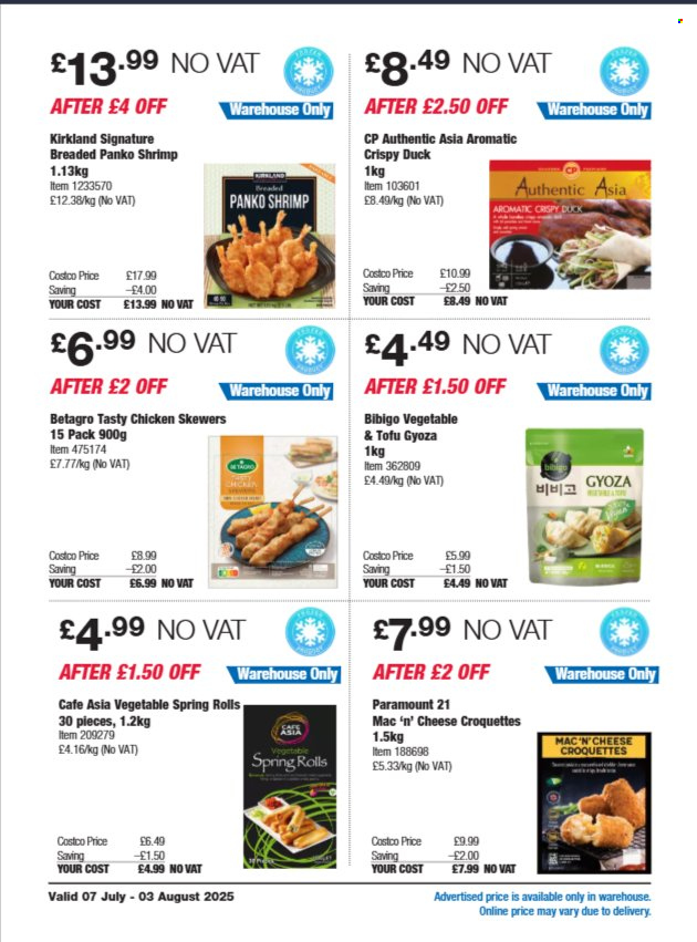 Costco offer - 07/07/2025 - 03/08/2025. Page 10