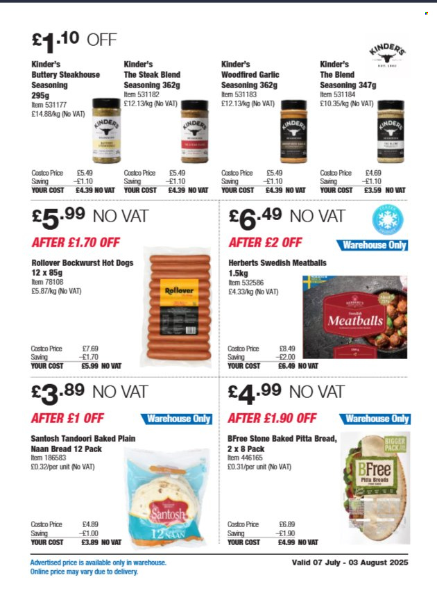 Costco offer - 07/07/2025 - 03/08/2025. Page 11