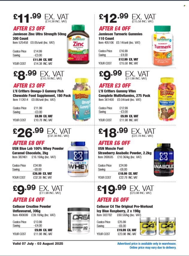 Costco offer - 07/07/2025 - 03/08/2025. Page 18