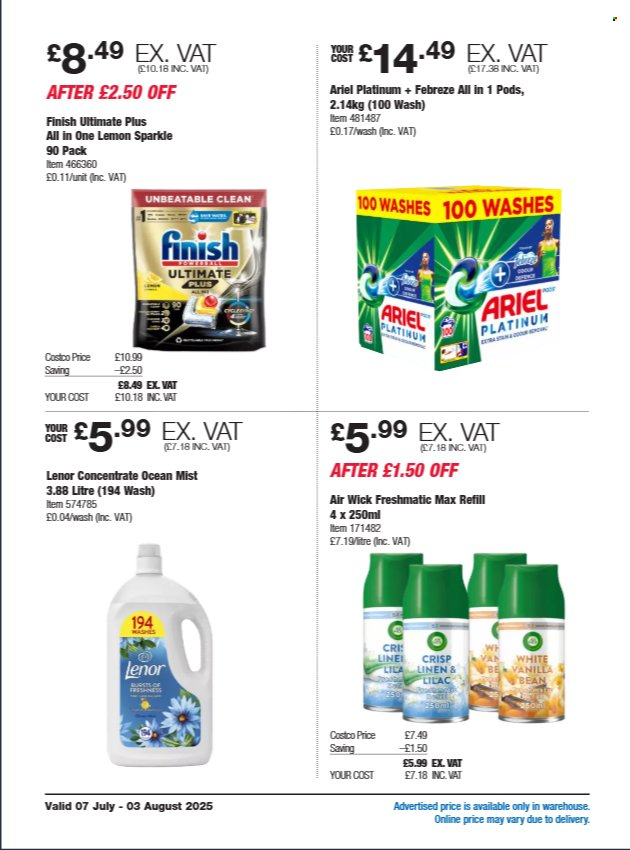 Costco offer - 07/07/2025 - 03/08/2025. Page 20