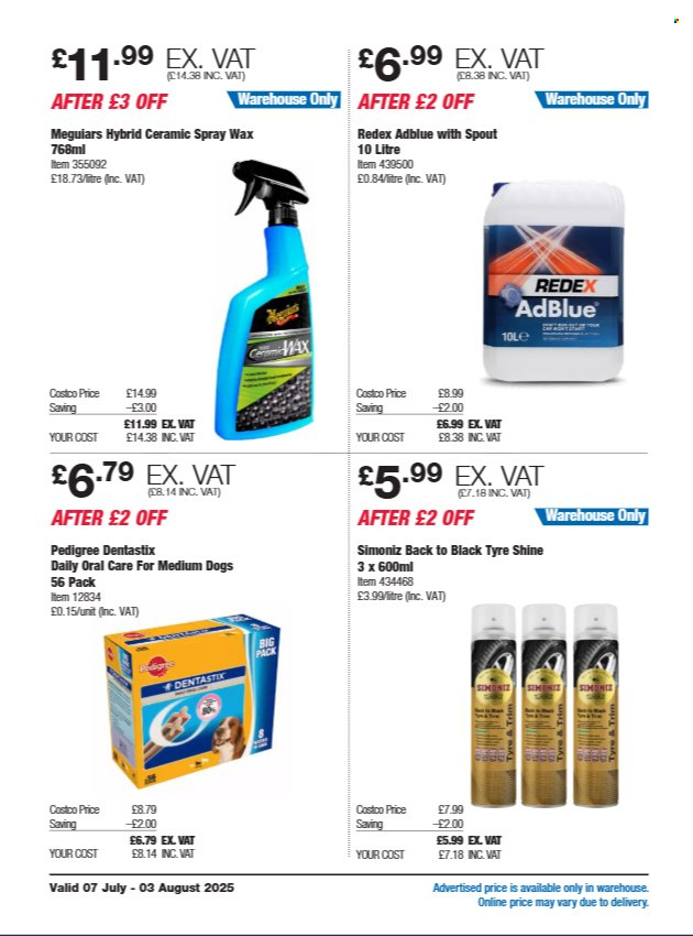 Costco offer - 07/07/2025 - 03/08/2025. Page 21