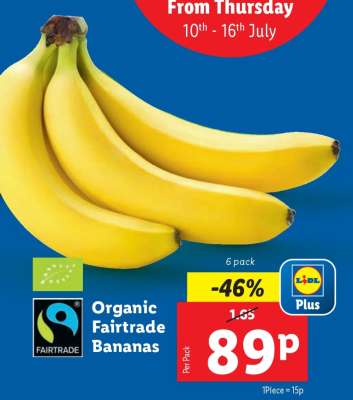Organic Fairtrade Bananas
