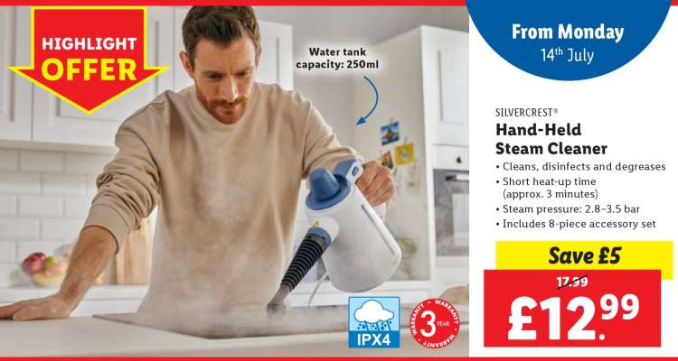 Silvercrest Hand-Held Steam Cleaner