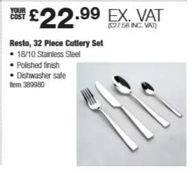Resto, 32 Piece Cutlery Set