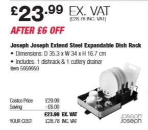 Joseph Joseph Extend Steel Expandable Dish Rack