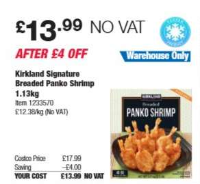 Kirkland Signature Breaded Panko Shrimp