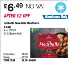 Herberts Swedish Meatballs
