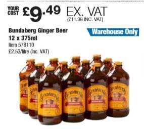 Bundaberg Ginger Beer 12 x 375ml
