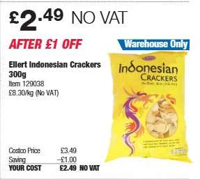 Ellert Indonesian Crackers 300g