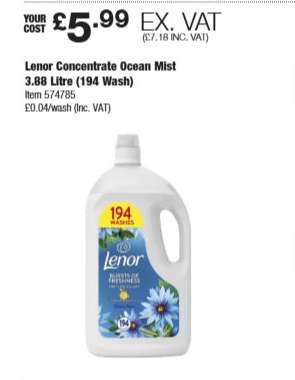 Lenor Concentrate Ocean Mist