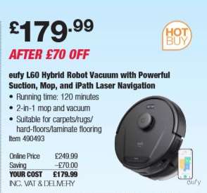 eufy L60 Hybrid Robot Vacuum