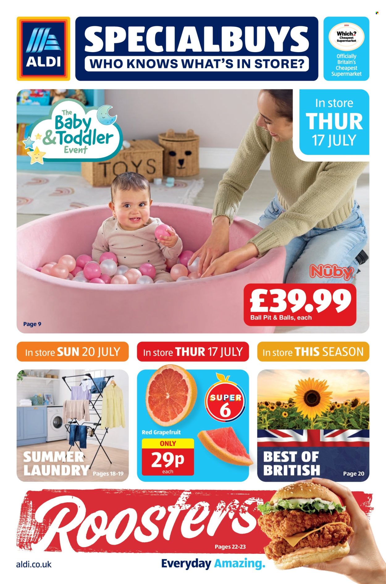 Aldi offer - 17/07/2025 - 20/07/2025. Page 1