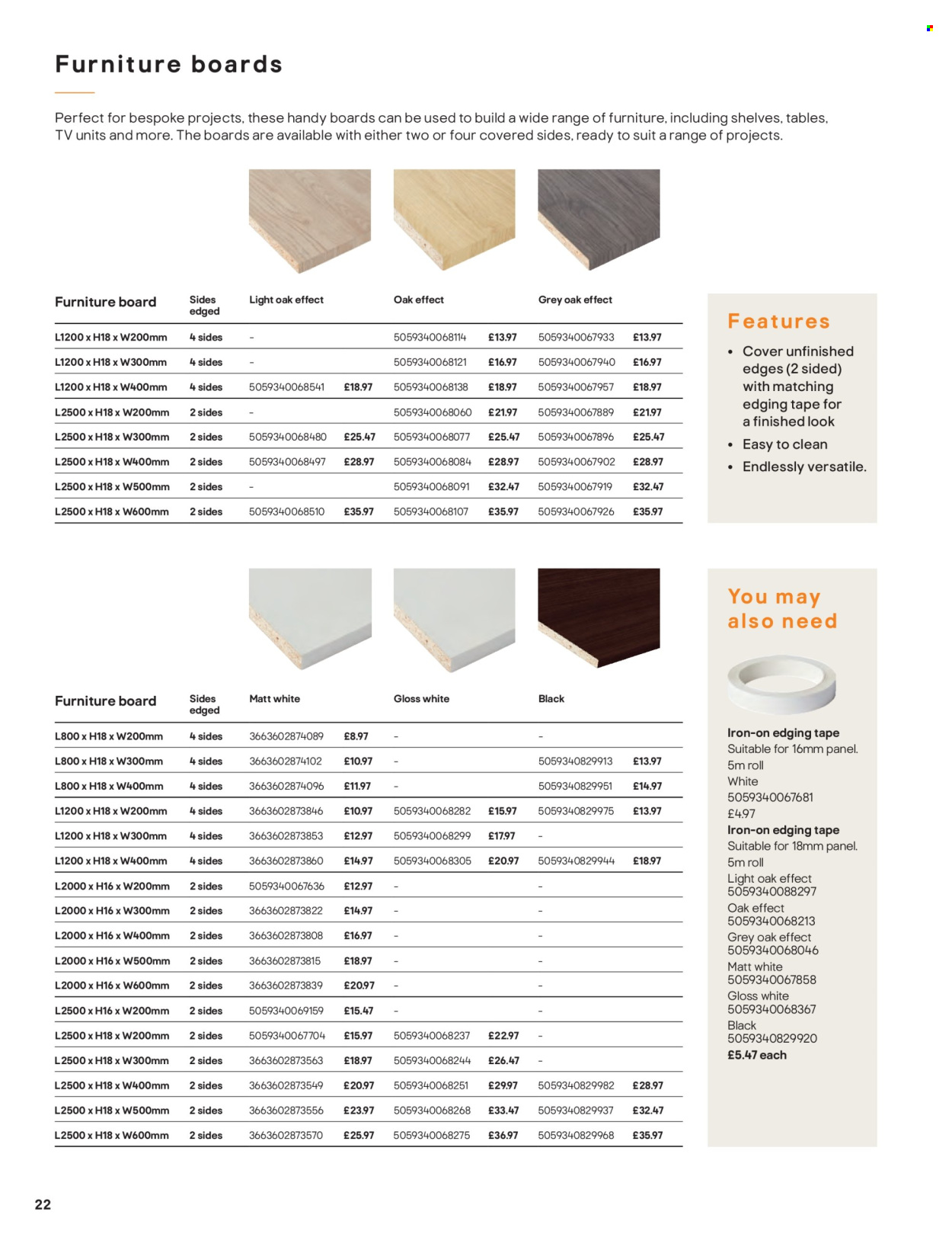 B&Q offer. Page 22