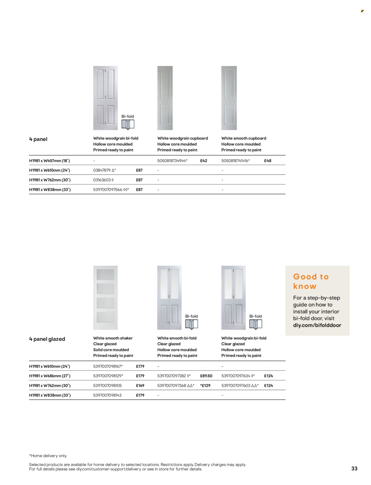 B&Q offer. Page 33