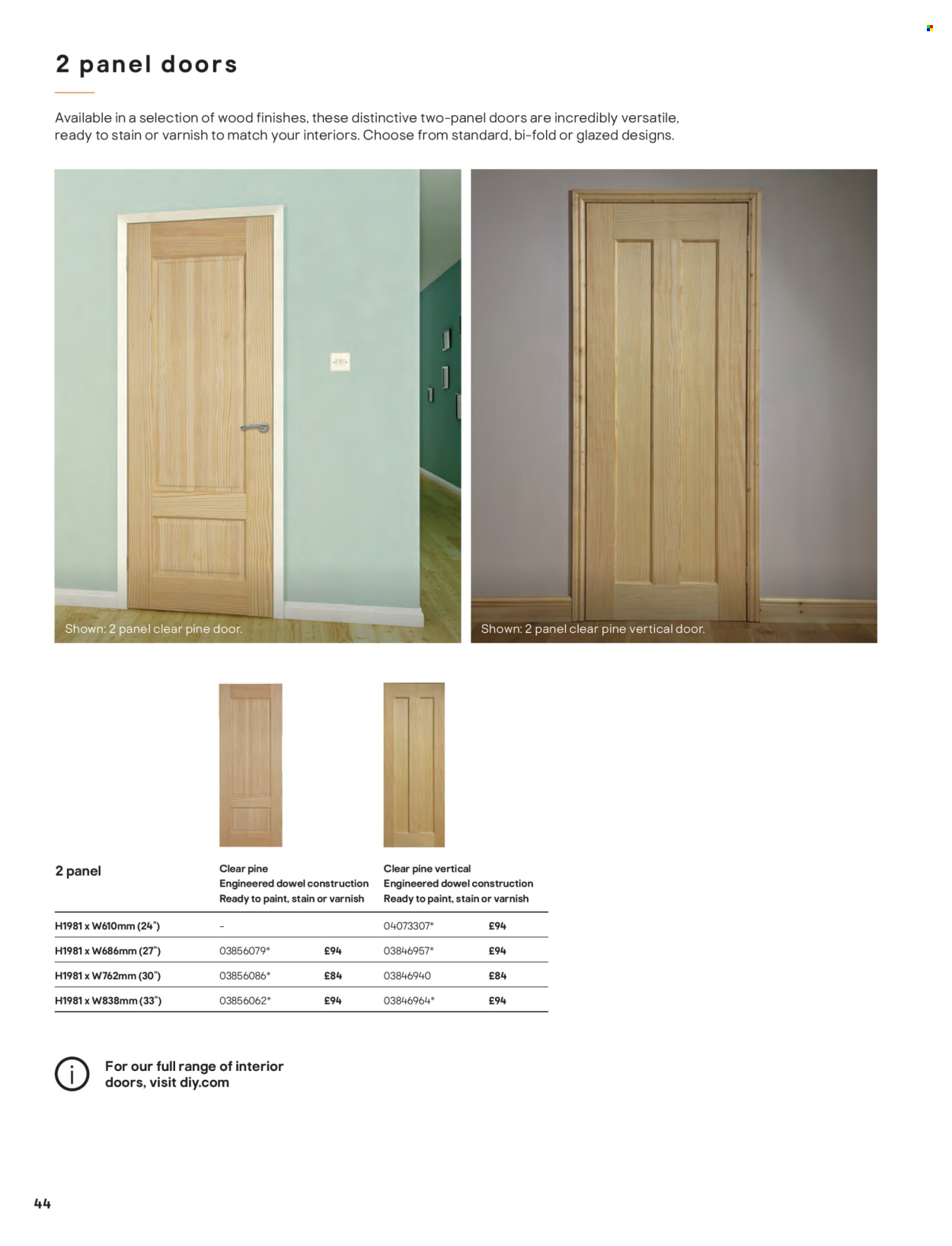 B&Q offer. Page 44