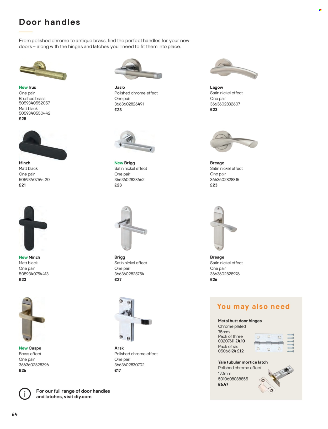 B&Q offer. Page 64