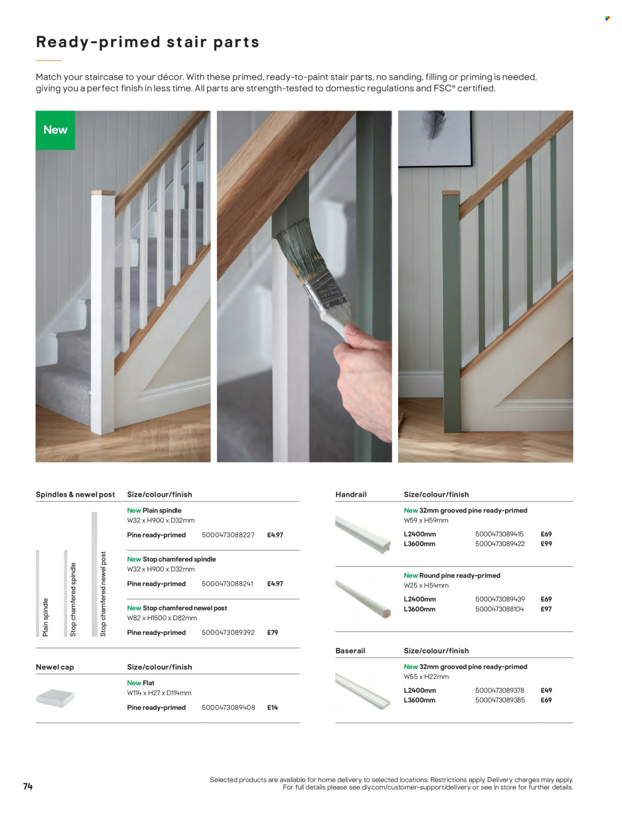 B&Q offer. Page 74