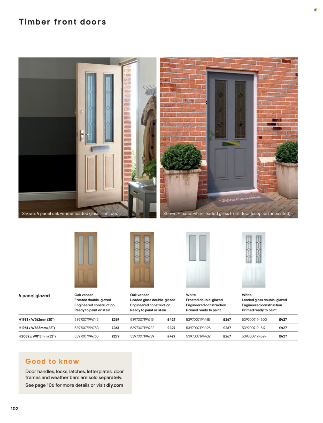 B&Q offer. Page 102